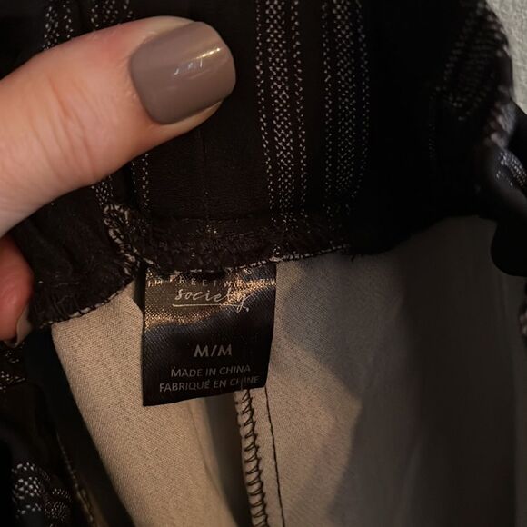 Streetwear Society paper bag straight leg elastic waist Women’s M pants NWT - Picture 11 of 16